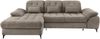 Polsterecke >Devland< Schlaffunktion, Stauraum, Cord grau-braun - 273x105x189cm (BxHxT) Bild 3