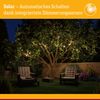 Solar LED Lichterkette Aurinka IP44 3000K 60x3lm Schwarz Bild 4