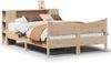 vidaXL Massivholzbett ohne Matratze 135x190 cm Kiefernholz 3323308 Bild 2