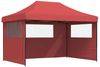vidaXL Party-Zelt Bordeauxrot 279 x 410 x 315 cm Oxford-Stoff 42023591 Bild 2