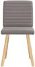 vidaXL Esszimmerstühle 2 Stk. Taupe Stoff 4101180 Bild 4