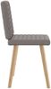 vidaXL Esszimmerstühle 2 Stk. Taupe Stoff 4101180 Bild 5
