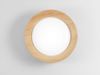 LED Deckenleuchte ARKA Weiß mit Holzoptik & 3 Lichtfarben, Ø 40cm Bild 5