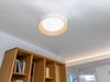 LED Deckenleuchte ARKA Weiß mit Holzoptik & 3 Lichtfarben, Ø 40cm Bild 3