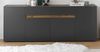 'Center' Sideboard grau matt/ Eiche Wotan 220 cm Bild 2