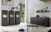 'Center' Sideboard grau matt/ Eiche Wotan 220 cm Bild 5