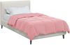 vidaXL Sommerdecke Gepolstert Rosa 155 x 200 cm Mikrofaser 42025943 Bild 3