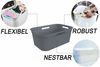 ROTHO Wäschekorb ROTHO Wäschekorb Brisen 4er-Set Wäschekorb 40l (Wäschekorbset, 4er-Set), Luftzirkulation innerhalb der Wäschebox Bild 2