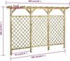 Pergola aus Holz GITTO 3x2m Kiefernholz Rankhilfe Pergola Holz Bausatz freistehend Gartendeko Gartenbogen Gartenpergola Bild 2