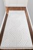 Flurteppich (120 x 300), 'Sosa 9001', 0,5 x 120 x 300, Weiß Bild 1