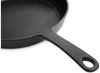 BURNHARD® Gusseisen Pfanne Ø30 cm, Bratpfanne, Pre-Seasoned - Für Gasgrill, Backofen und alle Herdarten inkl. Induktion - Schwarz - #946103 Bild 3