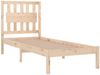 vidaXL Massivholzbett Kiefer 90x190 cm 3FT Single [3103898] Bild 4