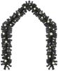 vidaXL Weihnachtsgirlande mit LED 20 m Schwarz 329191 Bild 2