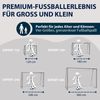 Hudora 'Expert 180' Fußballtor, Pulverbeschichteter Stahlrohrrahmen, Grau, 180x120 cm Bild 3