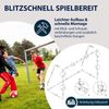 Hudora 'Expert 180' Fußballtor, Pulverbeschichteter Stahlrohrrahmen, Grau, 180x120 cm Bild 5