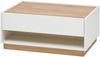 Couchtisch Cintia / City, Weiß, Holzfarben, 90 x 38 x 60 cm Bild 2