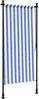 vidaXL Außenrollo Blau und Weiß 100x270 cm Stoff und Stahl 368764 Bild 5