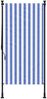vidaXL Außenrollo Blau und Weiß 100x270 cm Stoff und Stahl 368764 Bild 3