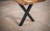 FINEBUY Essbank FB100818 (Akazie Massivholz 180x40x45,5 cm, Baumkante Modern), Esszimmerbank Baumstamm, Sitzbank Esszimmer Holz Bild 5