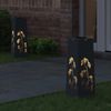 vidaXL Solar LED Weg Licht 2 pcs Anthrazit Kalt gewalzter Stahl 879753 Bild 3