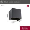 Paulmann 94847 LED Außenwandleuchte Cybo Zigbee RGBW 100x100mm Bild 5