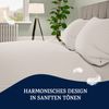 Soft Wonder-Edition Bettwäsche 135x200 cm Weiß / Grau gestreift Bild 5