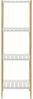 Badregal Balsfjord mit 4 Ablagen 33x34x110cm Bambus [en. casa] Bild 4