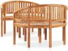 vidaXL 3-tlg. Garten-Lounge-Set Massivholz Teak 3059966 Bild 2
