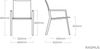 Kettler Stapelsessel Rasmus Alu anthrazit/charcoal Stapelstuhl 62 x 60 x 85 cm Bild 5
