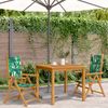 vidaXL Gartenstühle 2 Stk. Blattmuster Massivholz Akazie & Stoff 367661 Bild 3