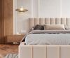 thematys Polsterbett Bett Stauraumbett Velours 90x200, 120x200, 140x200, 160x200, 180x200cm (MADE IN EU - mit hochwertigem Velours Bezug, Bettrahmen, Bett, Optional mit Matratze bestellbar, mit großen gepolsterten Kopfteil, mit Bettkasten zum aufklappe... Bild 3