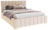 thematys Polsterbett Bett Stauraumbett Velours 90x200, 120x200, 140x200, 160x200, 180x200cm (MADE IN EU - mit hochwertigem Velours Bezug, Bettrahmen, Bett, Optional mit Matratze bestellbar, mit großen gepolsterten Kopfteil, mit Bettkasten zum aufklappe... Bild 4