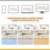 i@home Ecksofa L-förmiges Sofa, 3-Sitzer Sofa, ausklappbarer Couchtisch mit zwei Getränkehaltern, 1 USB und 1 Typ-C Bild 4