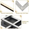 Nettlife LED Deckenleuchte Modern Deckenlampe Wohnzimmerlampe 24W Warmweiss 3000K, Drehbares, Augenschutz, LED fest integriert, Warmweiß, Schlafzimmer Flur Küche Bild 4
