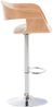 CLP 2er Set Barhocker Kingston Stoff drehbar mit Höhenverstellung,natura/creme Bild 3