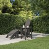 vidaXL Garten Adirondack-Tisch Anthrazit 38x38x46 cm HDPE 318642 Bild 3