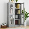 vidaXL Vitrinenschrank Grau Sonoma 82,5x30,5x150 cm Holzwerkstoff 815118 Bild 3