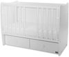 Lorelli Babybett MATRIX NEW Kinderbett 120 x 60 cm, 2 Ebenen, 2 Schubladen weiß Bild 2