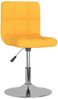 vidaXL Esszimmerstühle 4 Stk. Drehbar Gelb Stoff, Drehbar [3087455] Bild 2