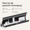 Desktronic Kabelkanal Schreibtisch, 2x43cm, Hochwertiger Stahl, Kabel Organizer für Kabelführung Schwarz Bild 3