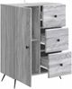vidaXL Sideboard Graues Sonoma 66 x 34,5 x 90 cm Holzwerkstoff 895551 Bild 3