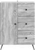 vidaXL Sideboard Graues Sonoma 66 x 34,5 x 90 cm Holzwerkstoff 895551 Bild 4