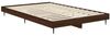 vidaXL Bettgestell ohne Matratze Braun Eiche 120x190 cm Holzwerkstoff 832300 Bild 5