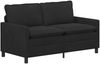vidaXL Sofa Set 2 pcs Schwarz Samt 3417150 Bild 4