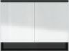 vidaXL Spiegelschrank fürs Bad 80x15x60 cm Glänzend Schwarz 331531 Bild 5