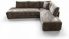 KAWOLA Schlafsofa SADIRA Ecksofa Stoff grau Recamiere rechts 89 x 209 x 288 cm Bild 3