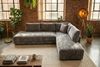 KAWOLA Schlafsofa SADIRA Ecksofa Stoff grau Recamiere rechts 89 x 209 x 288 cm Bild 1