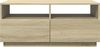 vidaXL Couchtisch mit LED-Leuchten Sonoma-Eiche 90x49x40 cm 839835 Bild 5