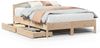 vidaXL Massivholzbett ohne Matratze 120x190 cm Kiefernholz 3301839 Bild 2