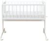 Baby-Delux Babybett Stubenwagen, Babywiege Schaukelwiege 90x40 cm Weiss mit Matratze Komplett Wiege Bild 2